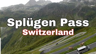 Splügen Pass An exciting Breath taking Alpine Pass Roadtrip [upl. by Arrad]