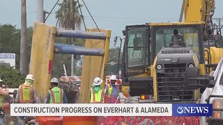 Construction progress on Everhart and Alameda [upl. by Aihseuqram]