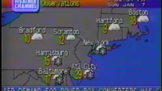 Weather Channel local forecast 1996 [upl. by Ainoval316]