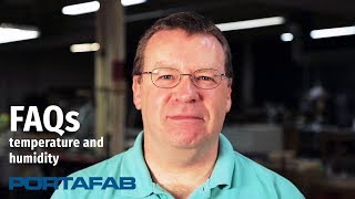 Cleanroom Design FAQs Do temperature amp humidity requirements affect clean room design  PortaFab [upl. by Aicelav]