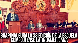 Programa Al Aire Martes 71123 BUAP inaugura la 33 edición de Escuela Complutense Latinoamericana [upl. by Boris]