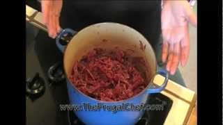 How to Make Sauerkraut Rotkraut or Rotkohl [upl. by Aiderfla145]