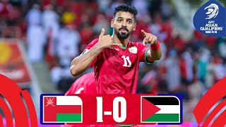 Al Ghassani makes the difference  Oman  Palestine  Highlights  AFC Asian Qualifiers™ Road to 26 [upl. by Templia437]