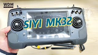 SIYI MK32 HD Video Transmission System Remote Control Unpacking [upl. by Carlita193]