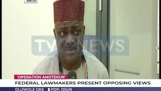 Federal lawmakers present opposing views on Amotekun [upl. by Eenram820]