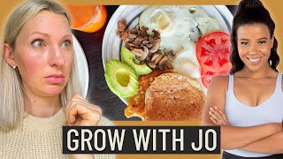 Dietitian Reviews Grow with Jo We NEED to Talk About Her Weight Loss Tips [upl. by Okiruy]