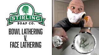 Wet Shaving Techniques  Bowl versus Face Lathering [upl. by Hughie]