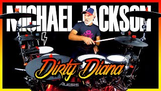 Unveiling the Dark Side of MICHAEL JACKSON  Dirty Diana ROCK Cover Alesis Strike Pro [upl. by Tera491]