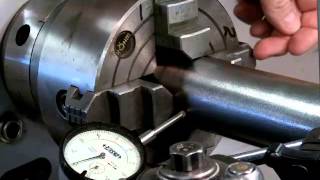 Dialing in a 4jaw Lathe Chuck [upl. by Adnuahsor380]