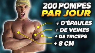 200 POMPES PAR JOUR PENDANT 30 JOURS  LE RÉSULTAT [upl. by Draned897]