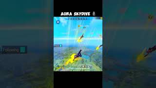 New Aura SkyDive Animation 🗿 freefire freefireshorts khukurigaming freefirenepal [upl. by Belicia]