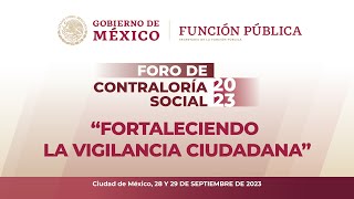 Foro de Contraloría Social 2023 29 de septiembre [upl. by Bowne]