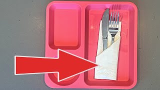 3 fast easy ways to FOLD NAPKINS for cutlery [upl. by Zacks]