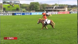 Courses de poneys à Longchamp dimanche 6 avril 2014 [upl. by Greenleaf]