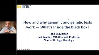 Webinar How and Why Prostate Cancer Genomic Tests Work 073123 [upl. by Barolet]