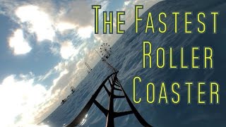 Fastest Roller Coaster floating on the water 2D version [upl. by Bilbe540]