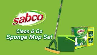 SABCO Clean N Go Sponge Mop Set [upl. by Caravette]