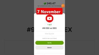 CEX vs DEXSEED VIDEO CODE TODAYSEED NEW VIDEO CODE SEED CODE [upl. by Husch]