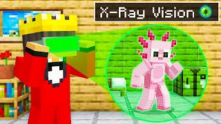 Using X RAY VISION To Cheat In Minecraft [upl. by Grayce]