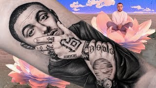 MAC MILLER TATTOO TIME LAPSE  GOOD NEWS [upl. by Jecho142]