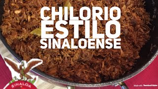 Receta De Chilorio Estilo Sinaloa Muy Facil [upl. by Nnylg]