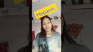 Heparin is a anticoagulant manu docters ytviral [upl. by Asteria]