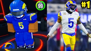 I Became PRIME Jalen Ramsey In Roblox NFL Universe Football [upl. by Fortunia]