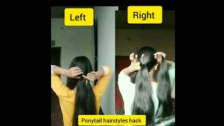 which one is the best ponytail hairstyles commentsshortvideohairstyleshack [upl. by Naeruat]