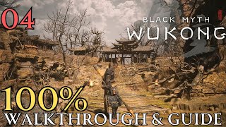 Black Myth Wukong 100 part 4  Chapter 2 Sandgate Village Walkthrough amp Guide [upl. by Oirasec974]