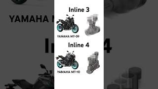 Inline 3 vs Inline 4 Sound amp Engine Animation 😰🔥  yamaha yamahar15 mt07 mt09 sound inline [upl. by Hedy]