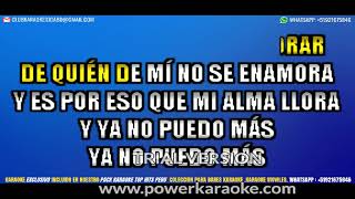 Los Del rio  Vivir asi es morir de amor KARAOKE  COROS [upl. by Thorner]