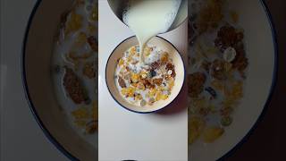 Muesli fruit 🍓 nut amp seeds  Morning Breakfast 🥣 youtubeshorts garimakitchenparadise [upl. by Hsizan]