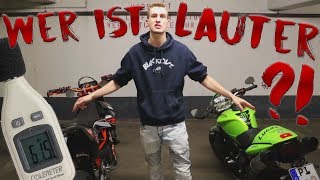 Das lauteste Motorrad  DBMessung KTM und Triumph [upl. by Nesyla644]