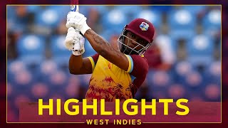 Evin Lewis and Shai Hope Star  Highlights  West Indies v England  4th T20I [upl. by Hadlee]