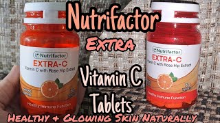 Nutrifactor Vitamin C Review  Uses amp Benefits Vitamin C Tablets  multivitamin vitaminc GLAM [upl. by Arutak]