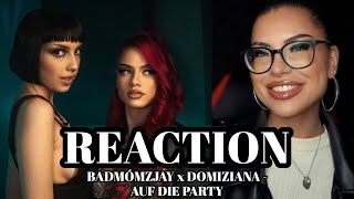 Partysong 2023 badmómzjay x Domiziana  Auf die Party  REACTION [upl. by Hayilaa]