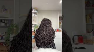 Curly hair routine 🤍 haircare curlyhair curlyhairoutine [upl. by Kwang]