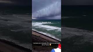 L’arrivée de la tempête Kirk sur les côtes Françaises actu [upl. by Lodge539]