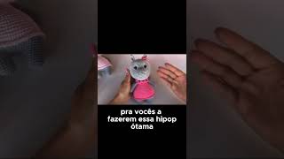 Aprenda a fazer uma hipopótama AMIGURUMI amigurimi amigurumiiniciante crochet [upl. by Nageet]