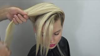 Romantic hairstyle tutorial Farrukh Shamuratov [upl. by Notna772]