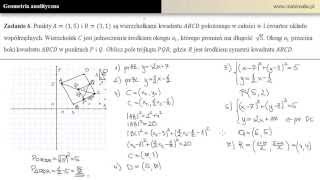 Geometria analityczna  zestawienie najważniejszych wiadomości [upl. by Eynaffit]