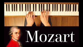 Two Contradances No 1 K269 Mozart Early intermediate Classical Piano Tutorial [upl. by Millford]