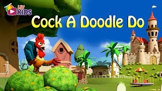 Cock A Doodle Doo with Lyrics  LIV Kids Nursery Rhymes and Songs  HD [upl. by Enaht]