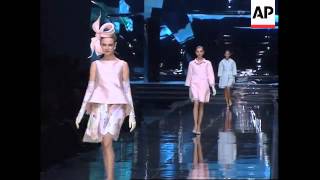 UPDATE Legendary designer shows final collection in Paris [upl. by Anayhd980]