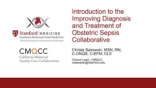 Improving Diagnosis and Treatment of Obstetric Sepsis Collaborative Kickoff Presentation [upl. by Bodi426]