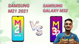 Samsung M21 2021 vs Samsung M32  Finally 2 winners 🏆⚡⚡ [upl. by Oizirbaf]