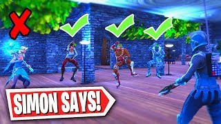 NEW Fortnite SIMON SAYS in MURDER MYSTERY Fortnite Battle Royale Creative Mode [upl. by Aitekram]