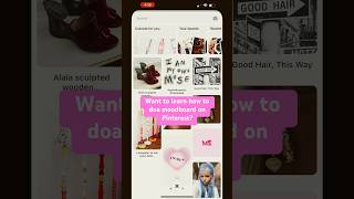 Let me show you how to make a moodboard on pinterest howtovideo [upl. by Kingston]