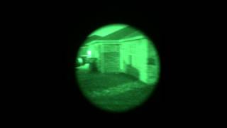 Armasight PVS 14 night vision in urban setting [upl. by Hornstein]