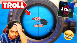 Worlds MOST Famous TROLL Shorts CONQUEROR IND AKHIL BEST Moments PUBG Mobile [upl. by Seluj647]